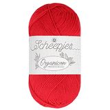 Scheepjes Scheepjes Organicon 244 Red Rose Garen - 5x50g