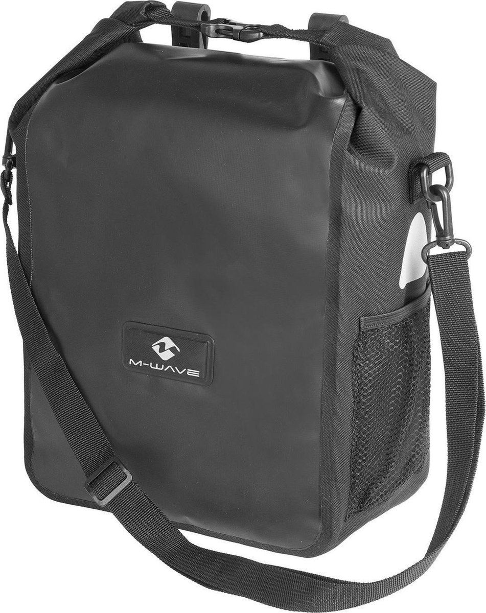 M-Wave Edmonton Schoudertas - 16 Liter - Zwart - Polyester