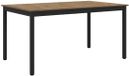 vidaXL Eettafel, 150 x 90 x 75 cm, Bewerkt hout, Artisanaal eiken