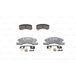 Bosch Kit de plaquettes de frein, frein à disque 0 986 494 610 Mitsubishi