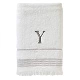 SKL Home Badhanddoek, Y, Katoen, Wit, 28x54