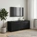 Maison Exclusive - Meuble TV, noir, en panneaux de particules