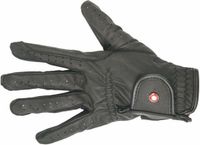 HKM Sports EQUIPMENT Rijhandschoenen Professional Soft- zwart XXL Unisex Imitatieleer