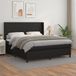 Maison Exclusive - Lit boxspring avec matelas, noir, 180x200 cm, similicuir