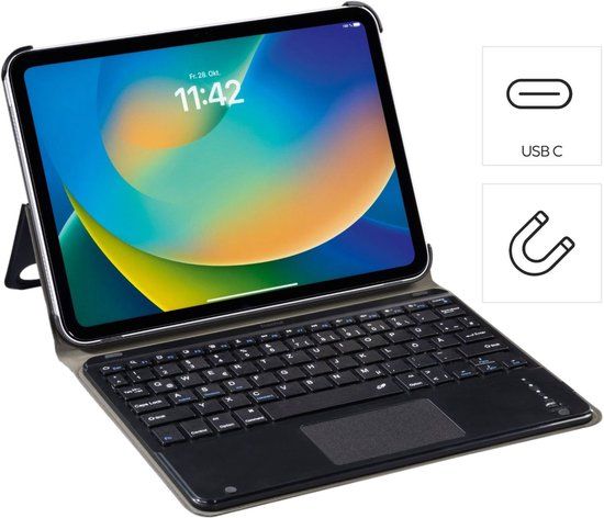 Hama Tablet Case with Bluetooth Keyboard for Apple iPad Air 13" 2024/2025/2026 - Black