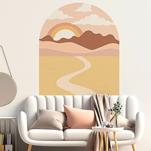 Vliesbehang - Californische opkomende zon - 112 x 90 cm