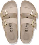 Birkenstock Arizona Birko Flor Sandalen - Beige - Vrouwen - Maat 35