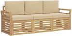 vidaXL - Sofa-Set - Wit en Beige - Polyester