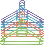 MSV Stalen Kledinghangers – Hangers met Gebogen Uiteinden voor Behoud van Kledingvorm – Geschikt voor Alle Kleding
