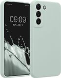 kwmobile telefoonhoesje geschikt voor Samsung Galaxy S22 - TPU backcover met siliconen coating - Smartphone case in cool mint