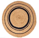 Atout Ciel Rond vloerkleed van gevlochten jute, D120 cm