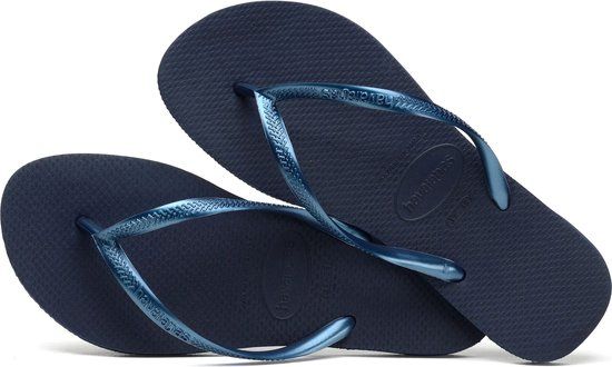 Havaianas Slim Slippers - Navy - Women's - Size 35/36 - 2025 Collection