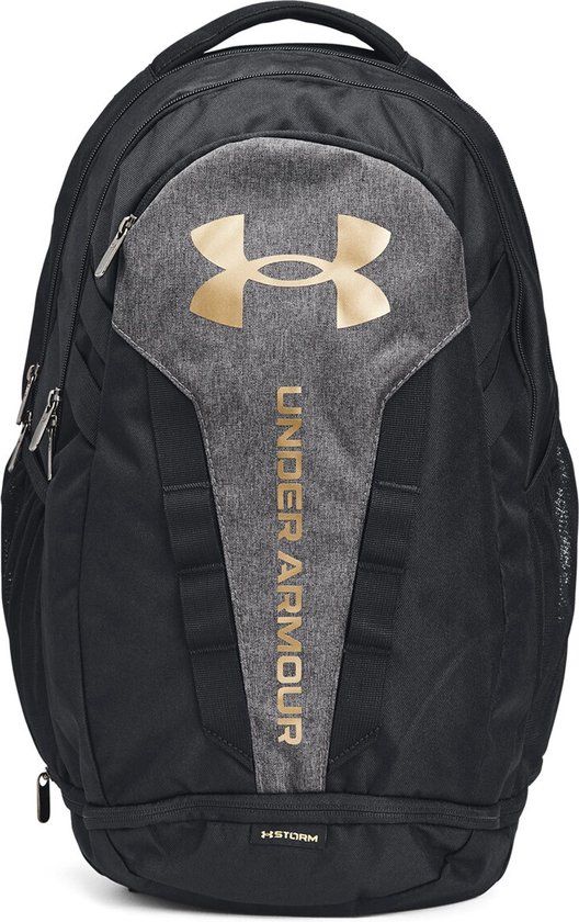 Under Armour Hustle 5.0 Rugzak - Unisex - Zwart/Grijs - 29L - 15 inch laptopvak