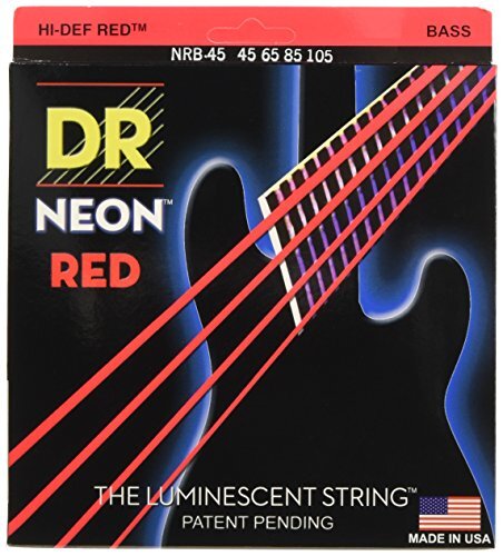 D&R 5er Bass 45-105 Hi-Def Neon Rood Neon NRB-45