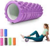 Mobiclinic® FitRoller - Foam Roller - Schuimroller en EVA-schuim - 14x33 cm - Paars