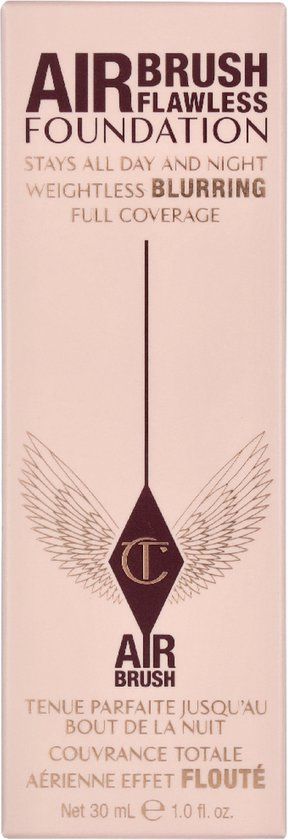 Charlotte Tilbury Airbrush Flawless Stays All Day Foundation, Vloeibaar, Medium dekkend, 30 ml, #15 Warm