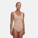 cfab Tanktop bodysuit met corrigerende werking en koordjes - Beige - 3XL