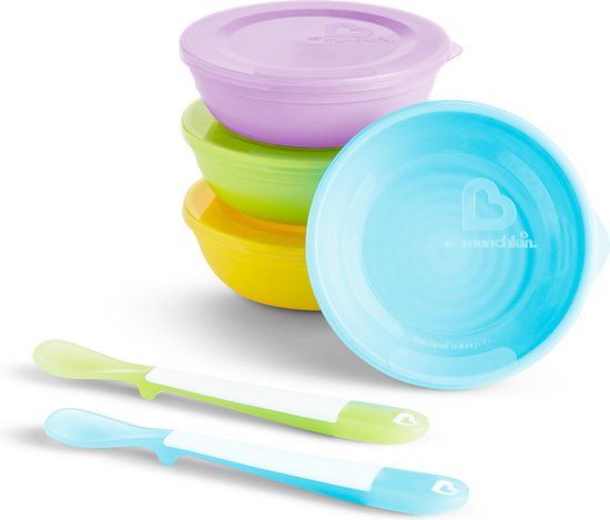 Munchkin Love-a-Bowls - 10-delig Serviesset voor Kinderen - Vanaf 6 Maanden