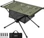 Bol Table de camping pliable - Vert foncé - Aluminium - 60x40x40 cm