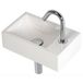 Plieger Houston & Lupo 2.0 pack lavabo - 37x23cm - incl. robinet chrome