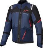 Alpinestars Andes V4 Drystar waterdichte motorfiets textieljas Blauw/zwart 3XL
