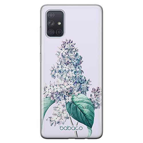 BABACO ERT GROUP mobiel telefoonhoesje voor Samsung A71 5G origineel en officieel erkend Babaco patroon Flowers 024 optimaal aangepast aan de vorm van de mobiele telefoon, hoesje is gemaakt van TPU