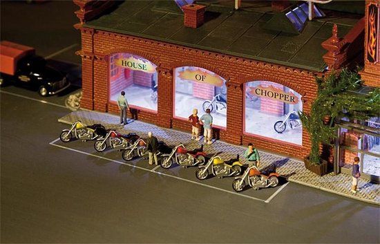 Faller - 6 Motorfietsen (180603) - Schaal H0 - Modelbouwset