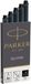 Parker Quink Cartouches pour stylo plume bleu - Lot de 10 - Noir + chiffon