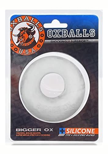 Oxballs Grotere Ox Dikke Cockring Siliconen TPR Clear Ice - 0840215120977