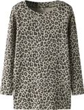 NAME IT - NMFPLEOANA XSL LS TOP - Meisjes - Lange mouwen shirts - Maat 98 - Katoen/Elastaan - Peyote