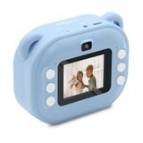 MOOOV 477522 Instant camera met camera voor kinderen, meisjes en jongens, print foto op papier, kleurendisplay, oplaadbaar, USB-C-kabel inbegrepen, blauw