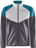 Craft trainingsjack Glide Block Jacket Mannen Ash/Deep Lake