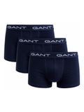 Gant Boxershorts Trunk 3-Pack Donkerblauw (navy) - Maat XXL - Heren