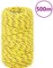 vidaXL Boottouw 2 mm 500 m polypropyleen geel