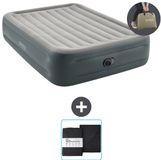 Intex Luchtbed - 2-Persoons - 152 x 203 x 46 cm - Grijs