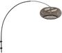Steinhauer Wandlamp zwart bamboe kap Ø60 cm MazeNatural