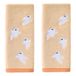 SKL Home Halloween Gooide Ghosts Handdoek 2 st Set voor Bad/Keuken/Bar & Gift