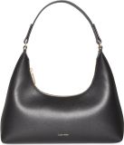 Calvin Klein Foil Logo Schoudertas 29 cm zwart/geroosterde kokos