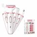 Bodybite LUNATRIM Ladyshave - Rasoir pour femmes - Tondeuse femme - Épilateur - Blanc/Rose
