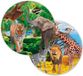 Folat Safari Party Papieren Borden Rond Multi 23 cm 8 Stuks