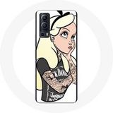 Maniacase Etui voor Vivo Y72 Alice getatoeëerde prinses