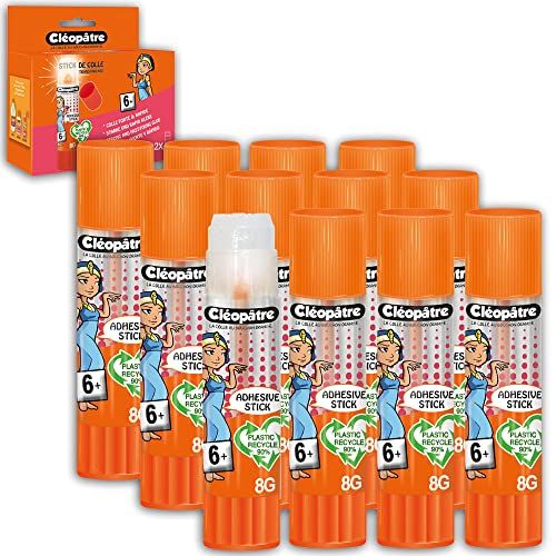 Cléopâtre Zelfklevende sticks - Transparant - 12 stuks - 8 g