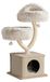 Carton Poteau griffoir en forme d'arbre, 95 cm, avec peluche et sisal