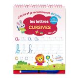 Les lettres cursives: Avec 1 crayon à encre