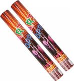 Faram B.V.B.A. Confetti canon/shooter - 2x - multicolore - confettis en papier - 40 cm