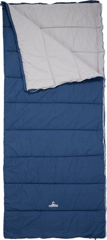 NOMAD® Brisbane XL Slaapzak | Dekenmodel | 220x90cm | Blauw