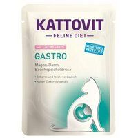 KATTOVIT Feline Diet Gastro Zalm en rijst 48x85 g