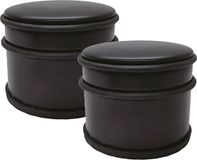 Benson Deurstopper - 2 stuks - Zwart-mat - 9 cm - 1,1 kg
