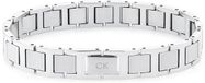 Calvin Klein CJ35100008 Heren Armband - Schakelarmband - Staal - Zilverkleurig - 10 mm breed - 19.5 cm lang