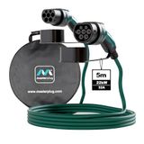Masterplug Mode 3 EV-Snelladerkabel met Draagtas, Type 2 naar Type 2, 5 Meter